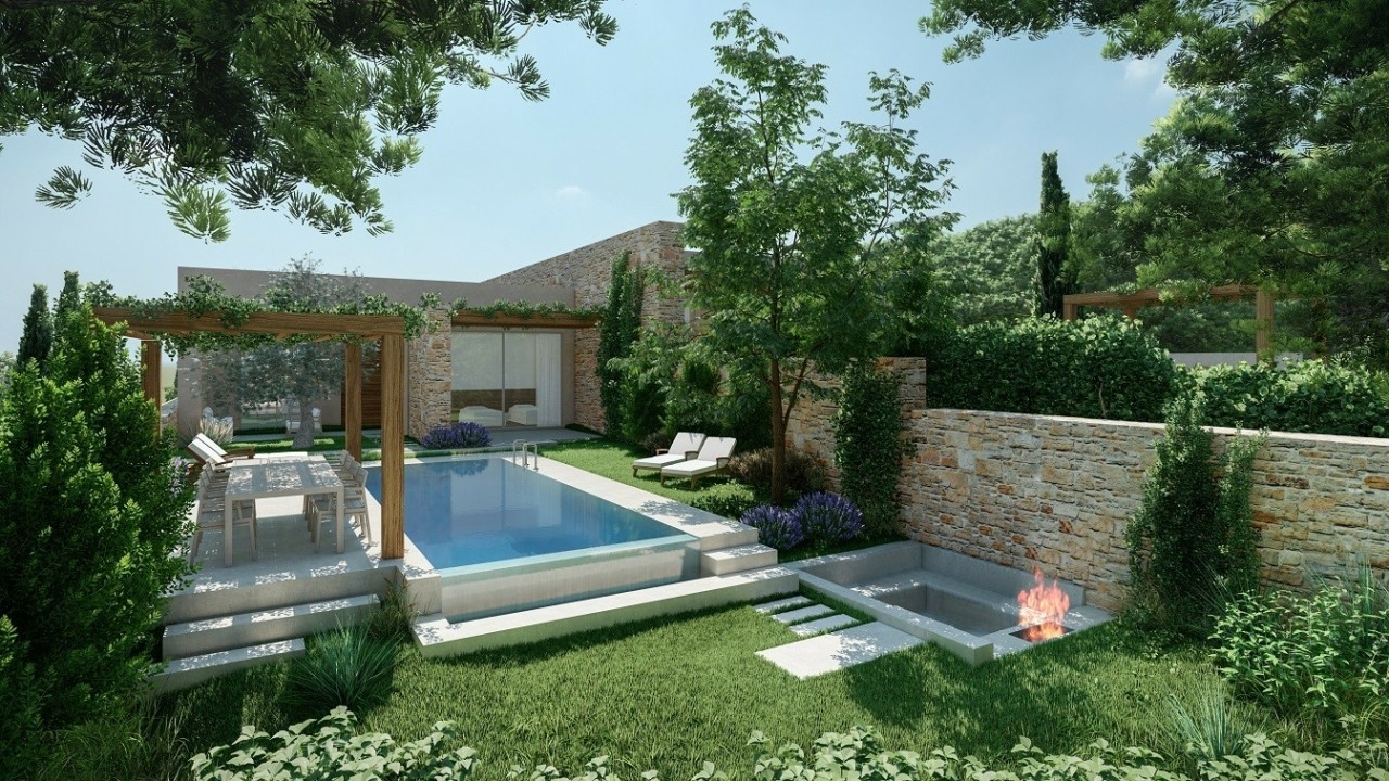 Price range listing for Costa Navarino's Valley Greens residences for UHNWI